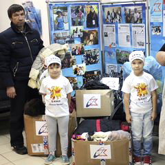 В Новосибирске «взвесили» благотворительную акцию в килограммах
